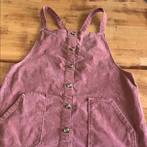 American Eagle Rust Corduroy Jumper